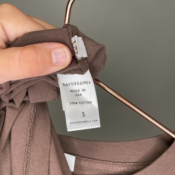 Daydreamer The Doors Strange Nights Are Coming Stone Brown Tee NWOT Size Small - Picture 8 of 8